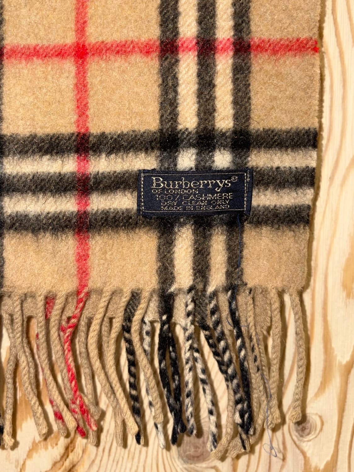 버버리 캐시미어 체크 머플러 상품이미지5