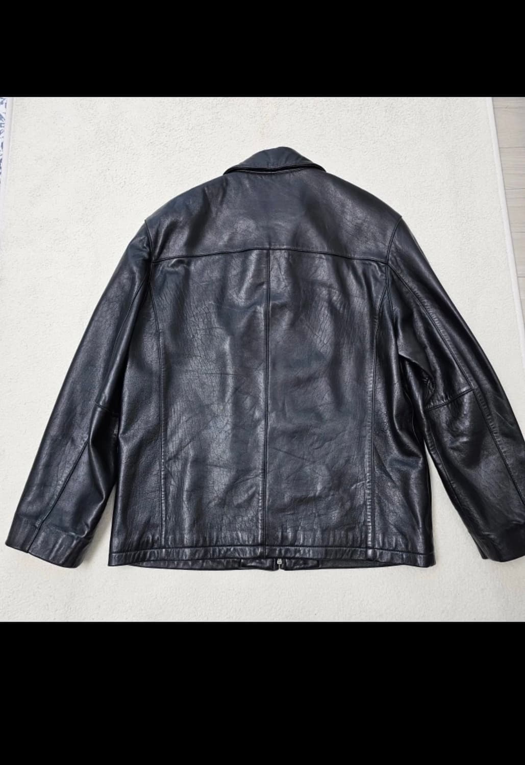 vintage rambskin leather 레더자켓 상품이미지3