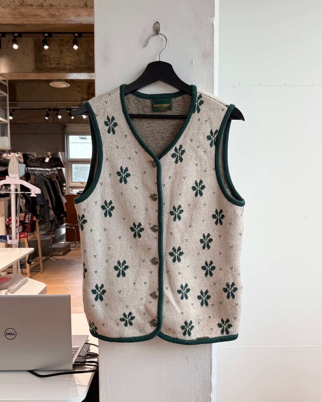 가이거 그린 플로랑 베스트 자켓 상품이미지2