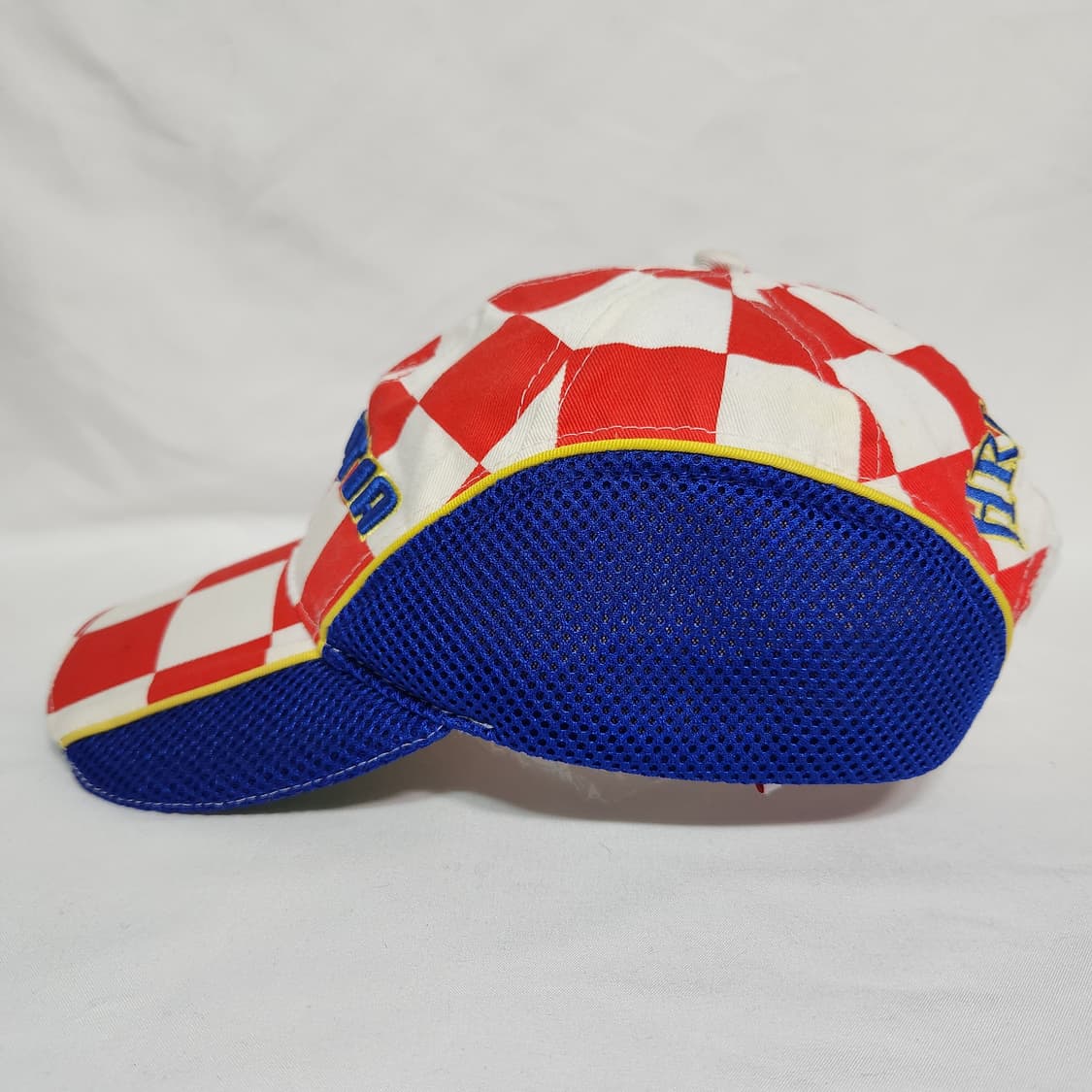 H926 [F] 크로아티아 체크 빈티지 캡 모자 상품이미지2