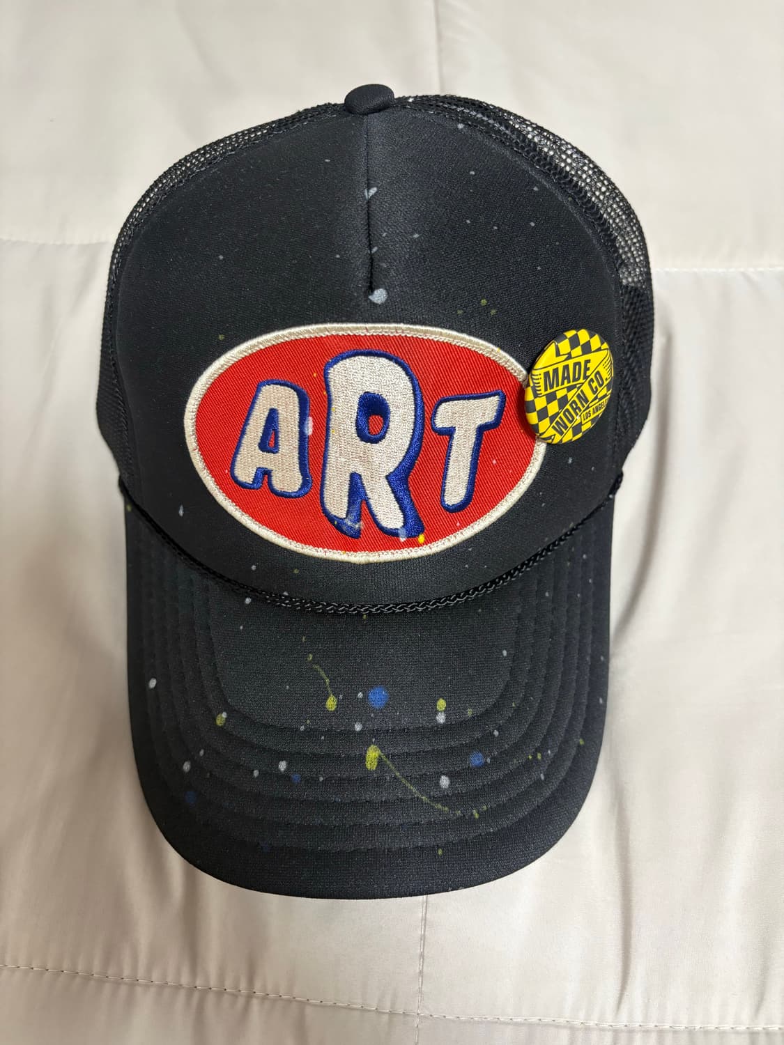 메이드원 아트 트러커 캡 블랙 상품이미지1