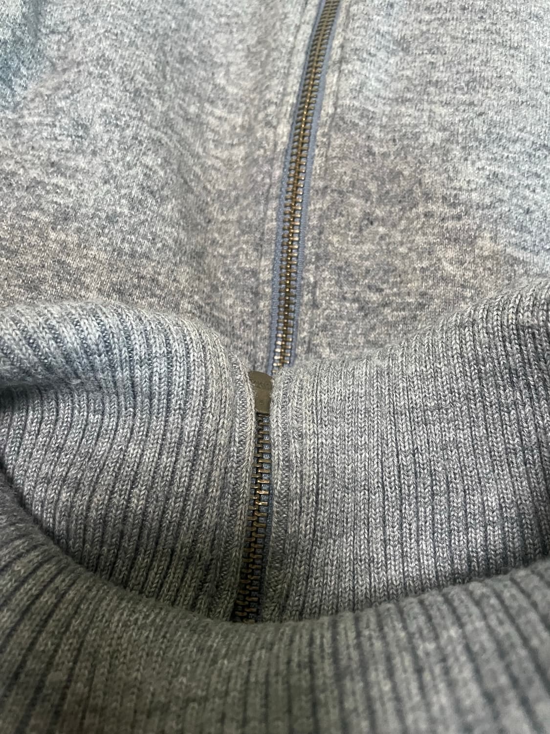 히스테릭 글래머 그레이 스웨터 집업 상품이미지7