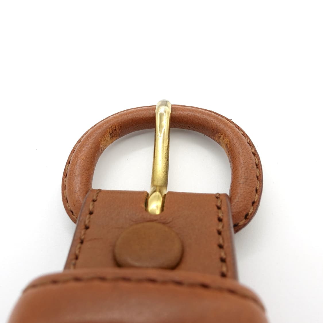 TOCHIGI LEATHER 일본 빈티지 브라운 레더 벨트 상품이미지7