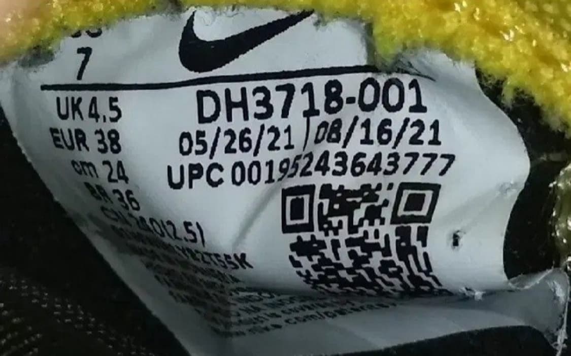 나이키 덩크 하이 업 블랙 엔 바시티 메이즈 2401 상품이미지7