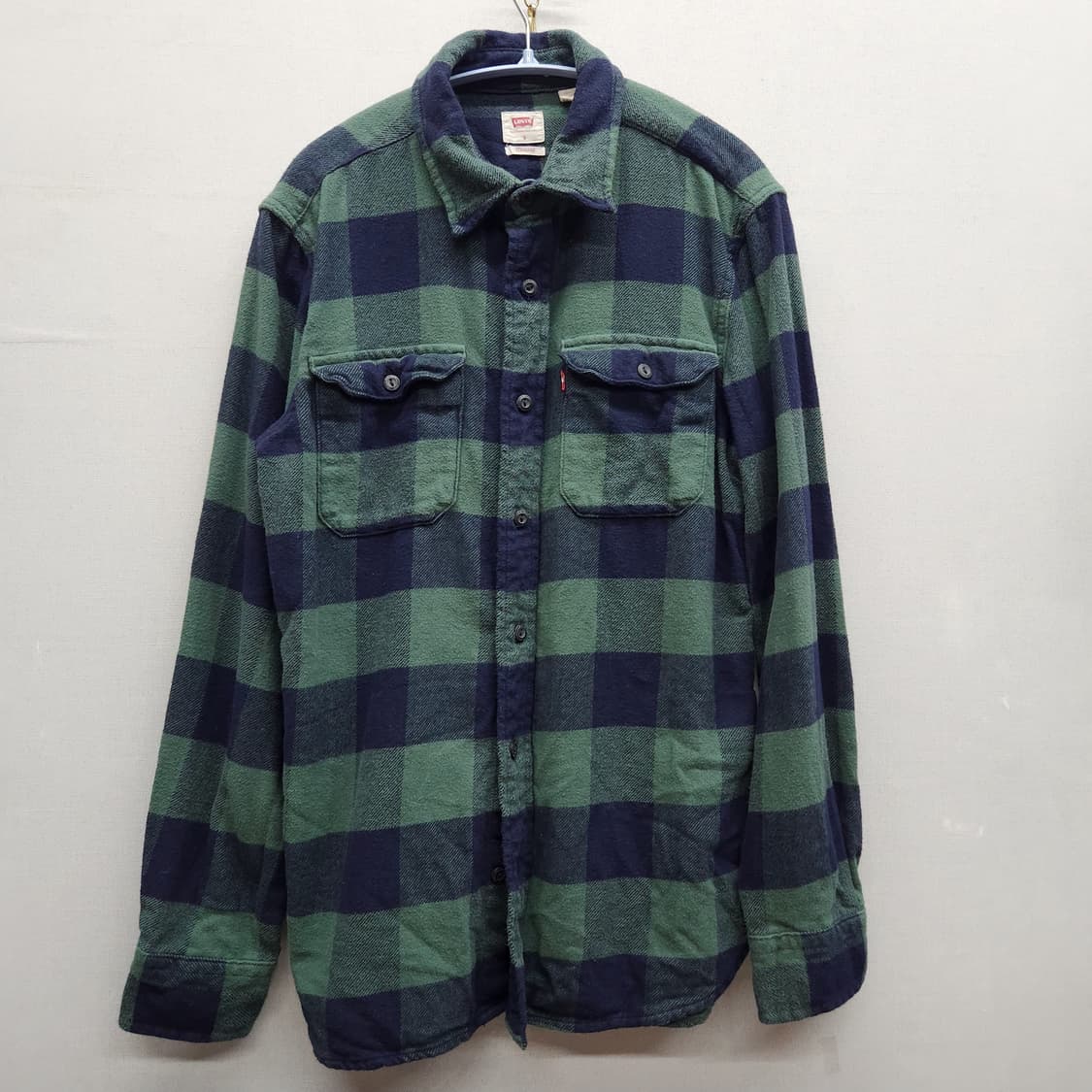 리바이스 투포켓 체크 셔츠 S(M) 남여공용 상품이미지1
