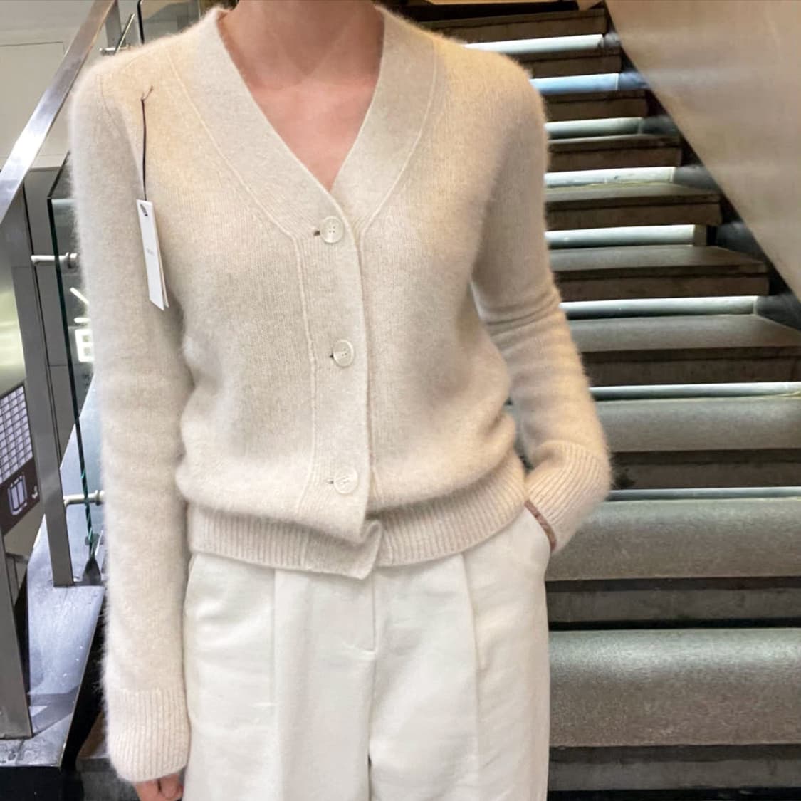 모아니(MOANI) 라쿤 폭스 가디건 프리사이즈 새상품 상품이미지1