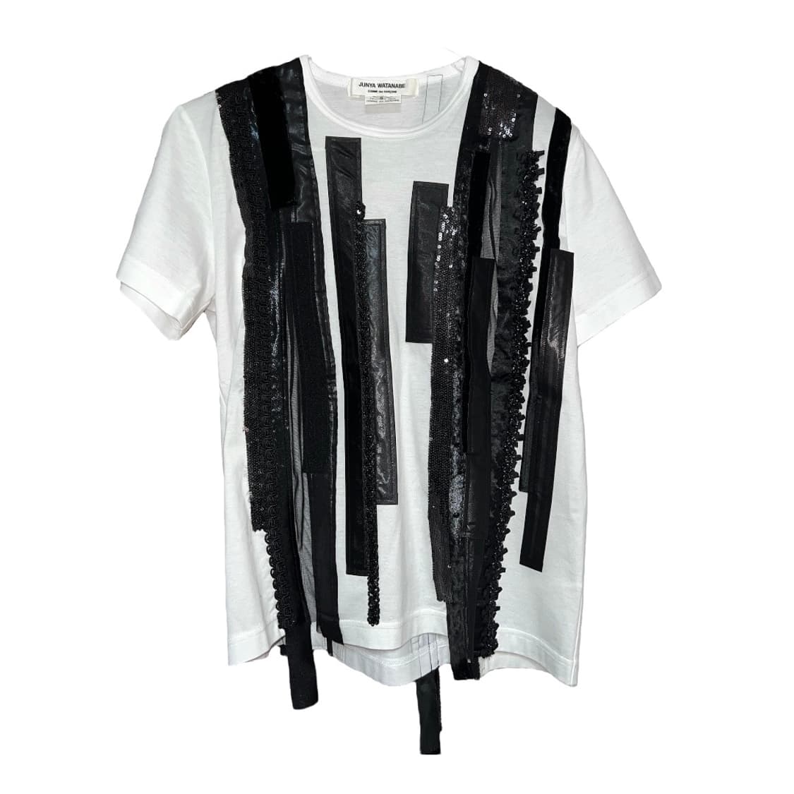 준야 와타나베 패치워크 반팔 상품이미지1