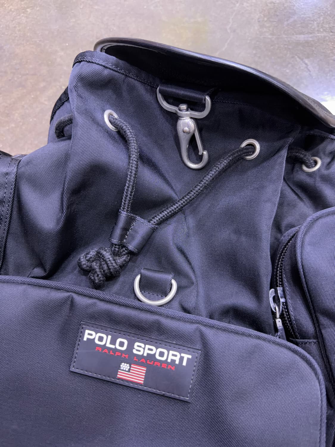 폴로 스포츠 랄프로렌 00's 3포켓 나일론 백팩 가방 상품이미지9