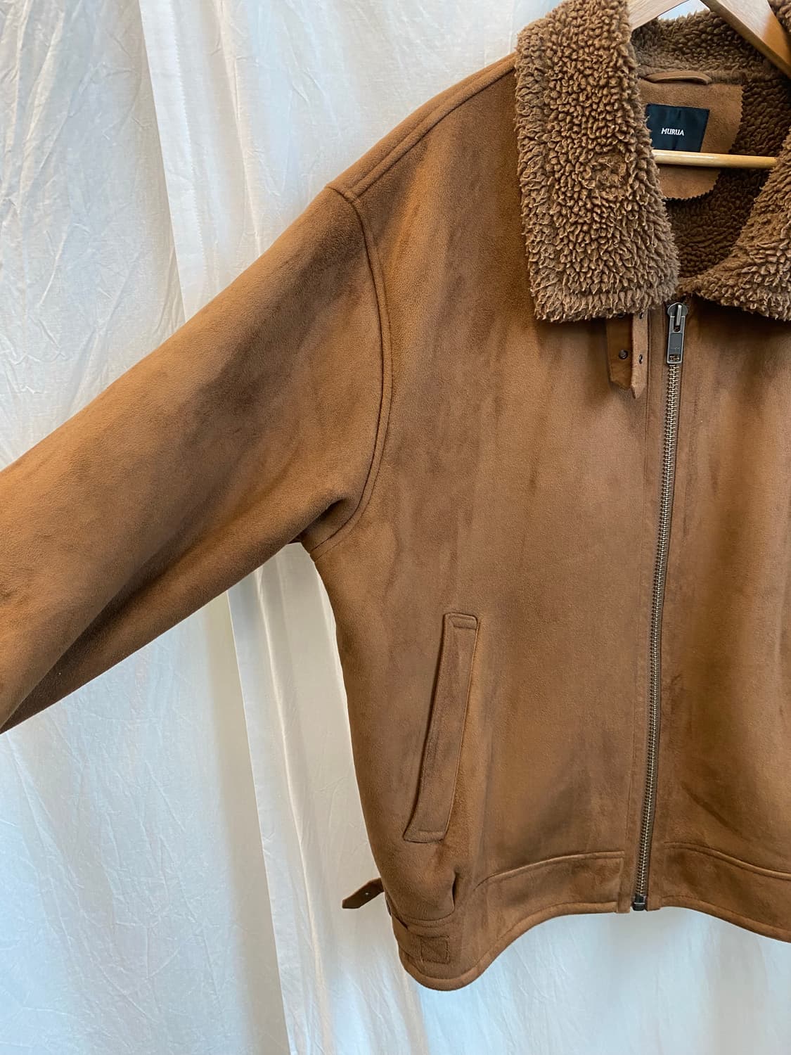 MURUA 브라운 스웨이드 무스탕  상품이미지6