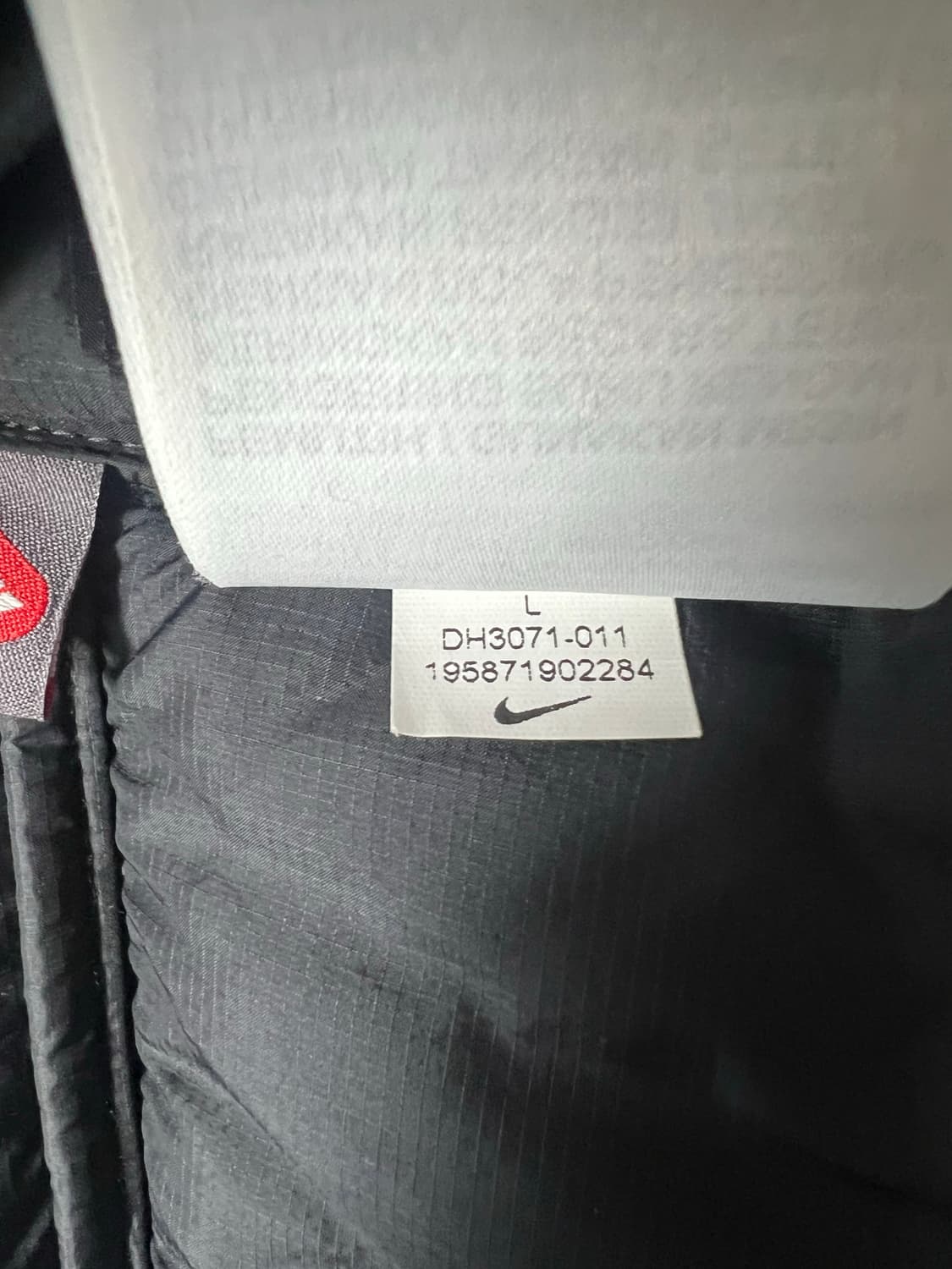 초판 나이키 acg 루나레이크 패딩 블랙 구형 L아시아 급처 상품이미지3
