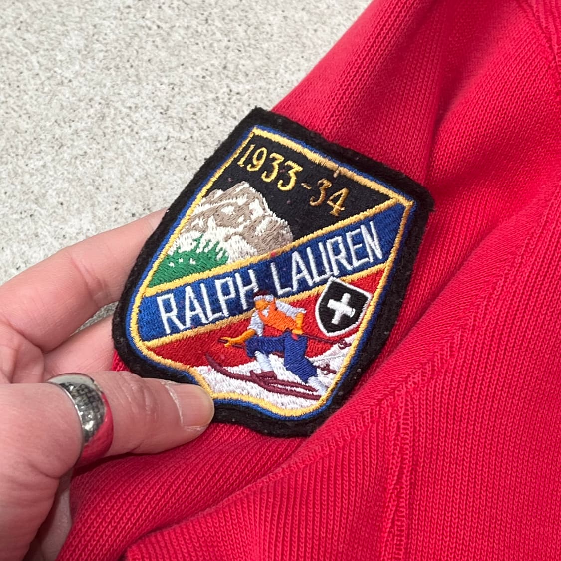 폴로 랄프로렌 빅포니 반집업 스웻셔츠 s10475 상품이미지6