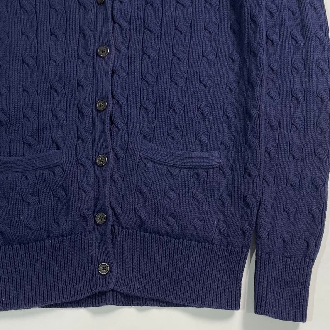 로렌 랄프로렌 네이비 케이블 가디건 상품이미지4