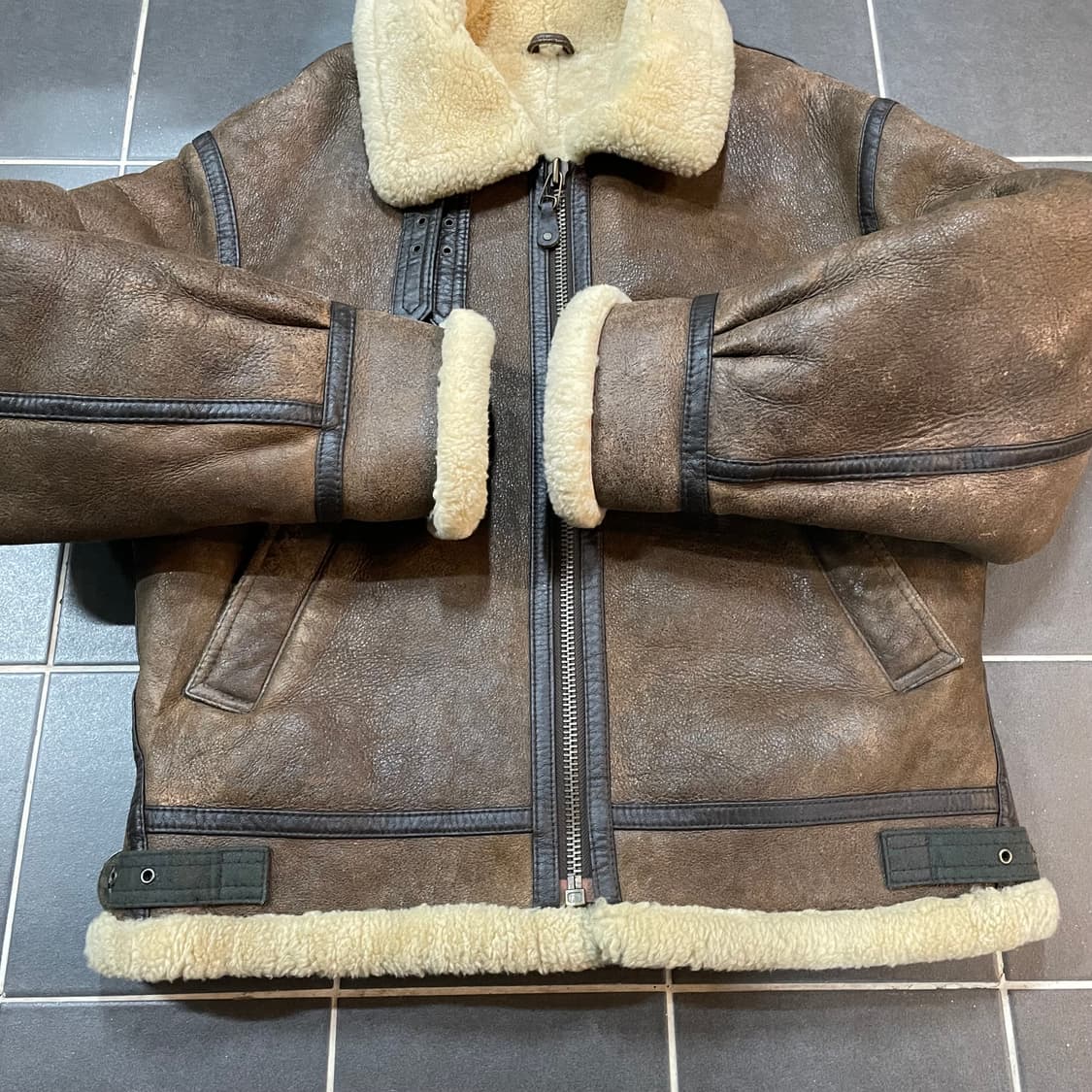 B-3 Leather jacket 상품이미지6