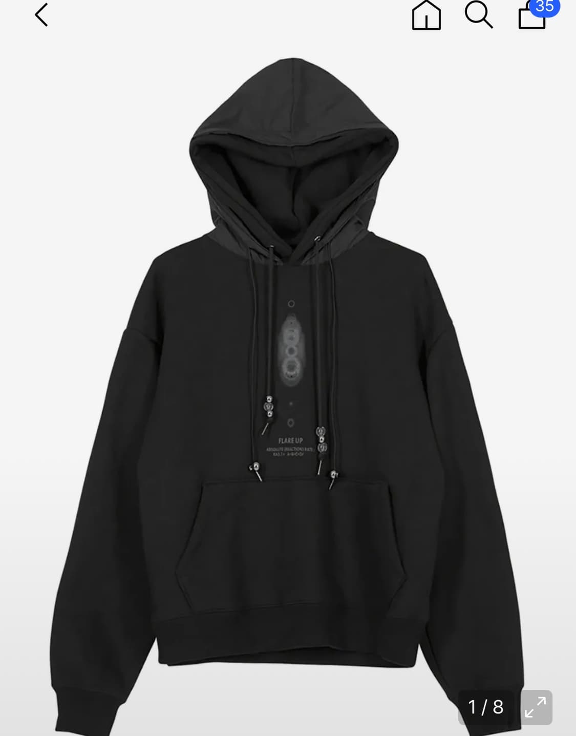 플레어업 Event Horizon Layered Hoodie (FL-14 상품이미지2
