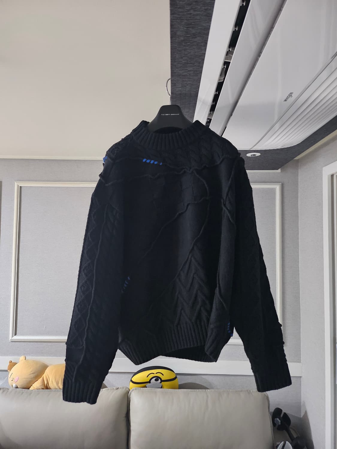 [거의 새것] 자라 아더에러 패치워크 니트 스웨터 L-XL 상품이미지1