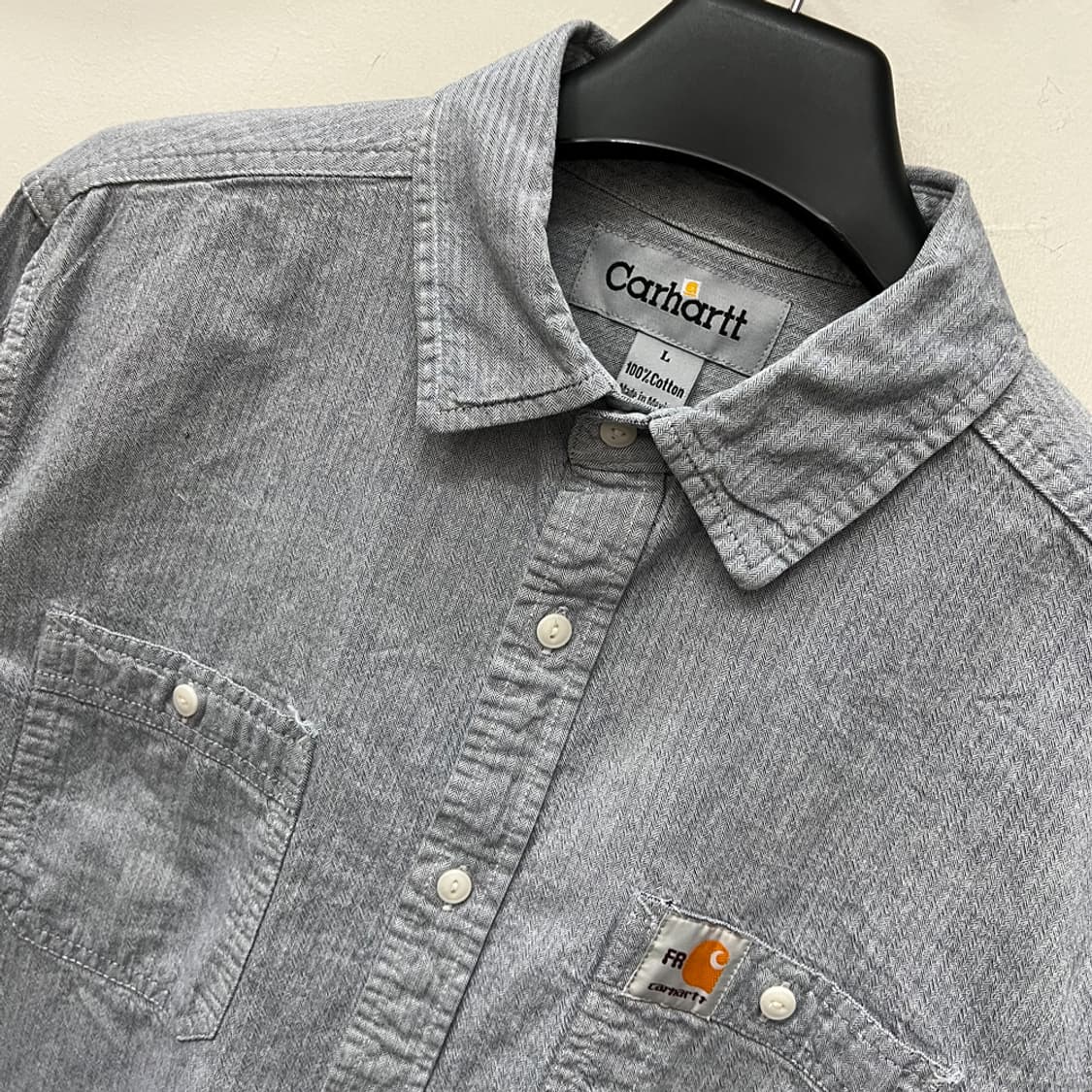 칼하트 리메이크 투포켓 긴팔 셔츠 남방 L 상품이미지3