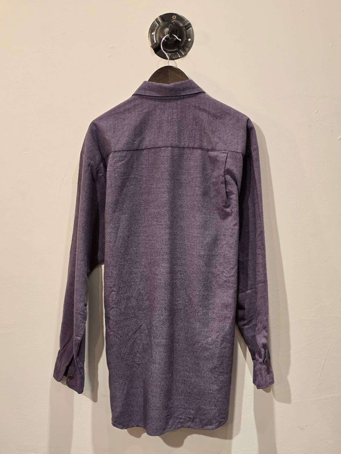 90s WITFORD Solid Flannel Work Shirt 상품이미지5