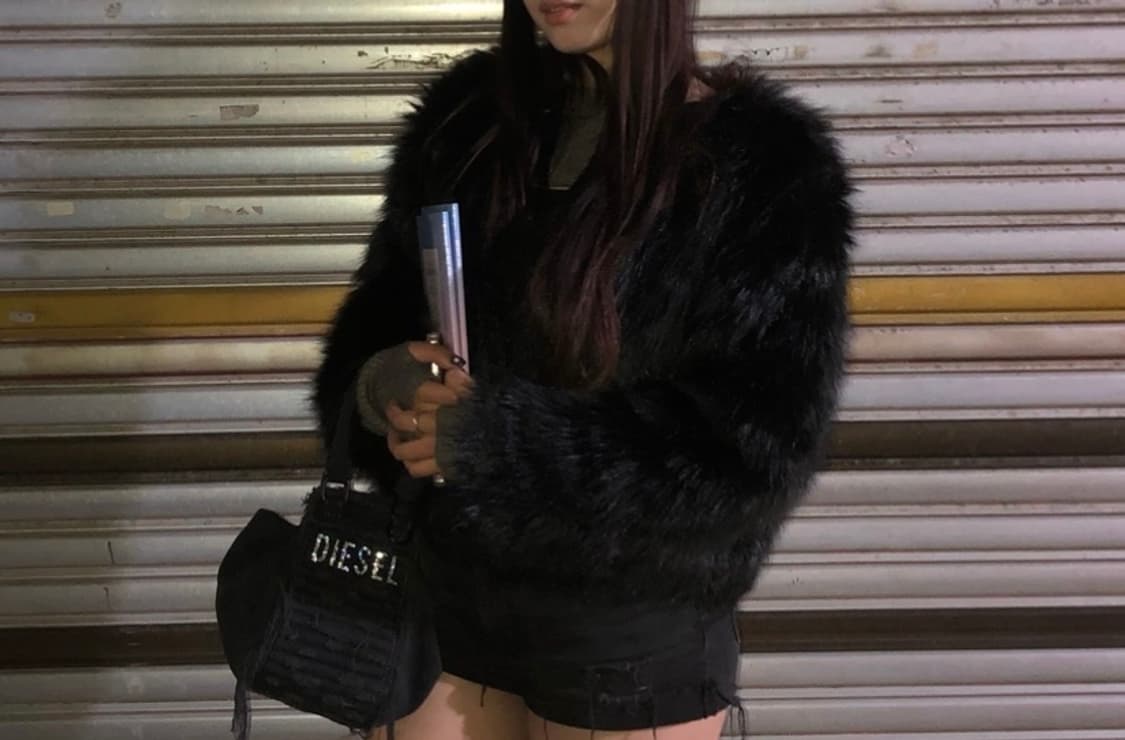 페이크퍼 1회착용(보세) 상품이미지1