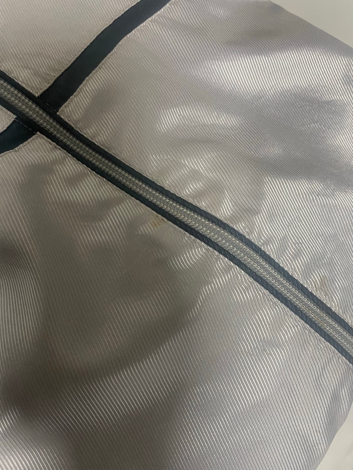 빈티지 챔피언 실버 바람막이 y2k 스트릿 갸루 펑키466 상품이미지5