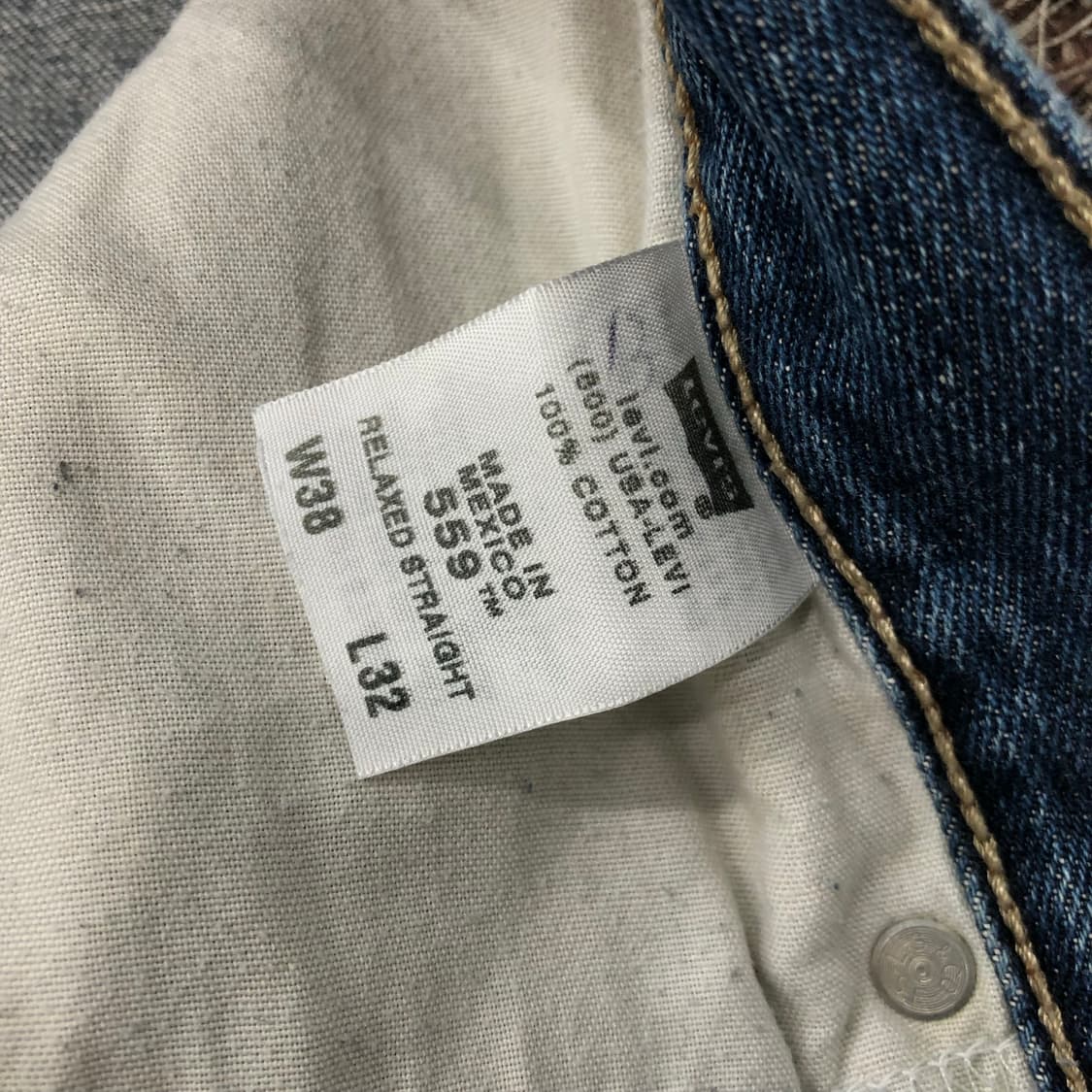 리바이스 559 스트레이트 워싱 데님 팬츠 상품이미지8