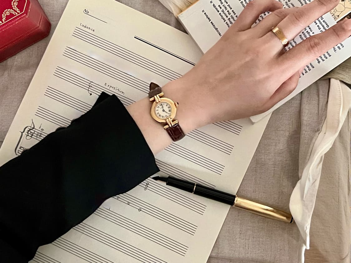 까르띠에 머스트 꼴리제  시계 / 정품감정서 . 케어 상품이미지10