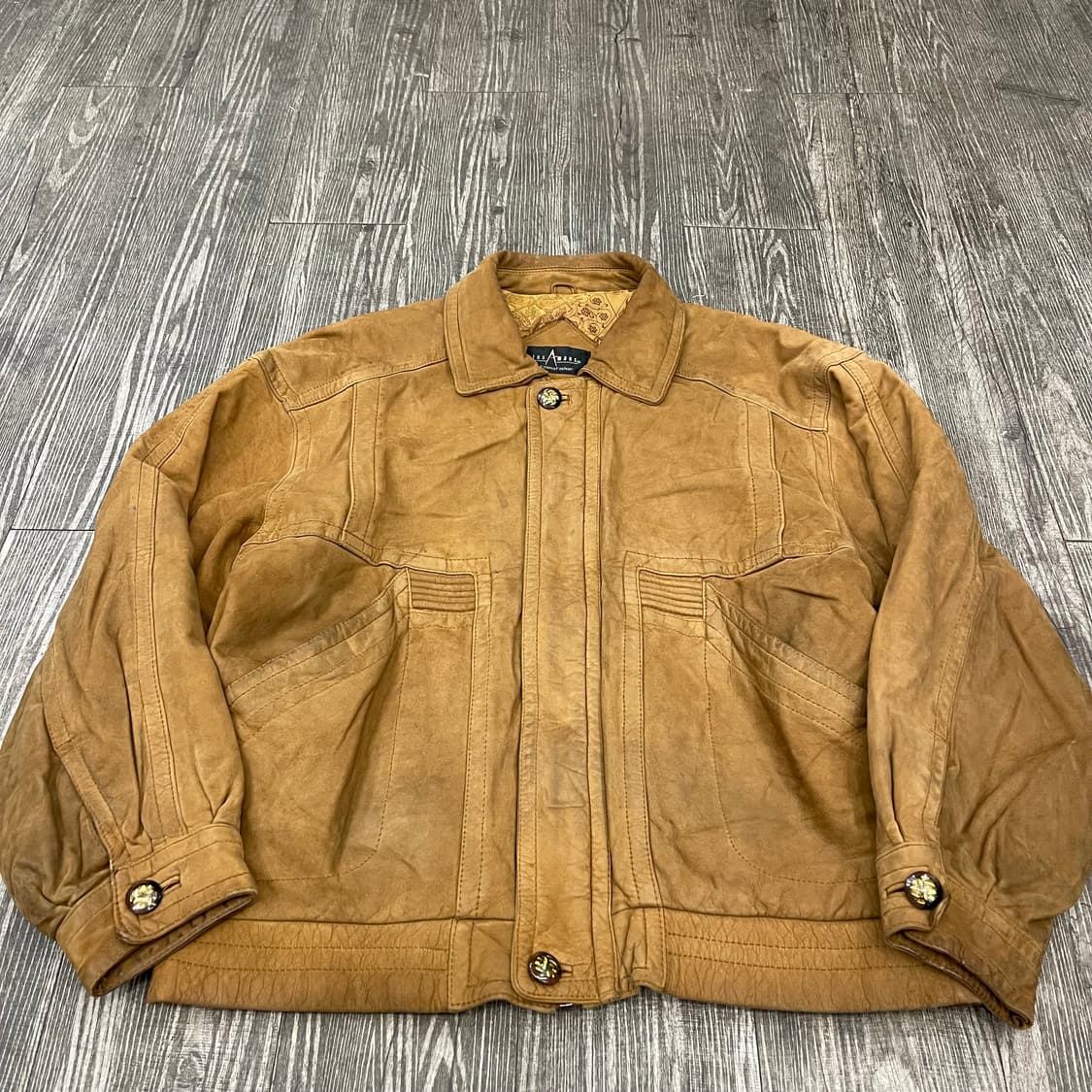 90's Vintage Leather jacket 상품이미지2