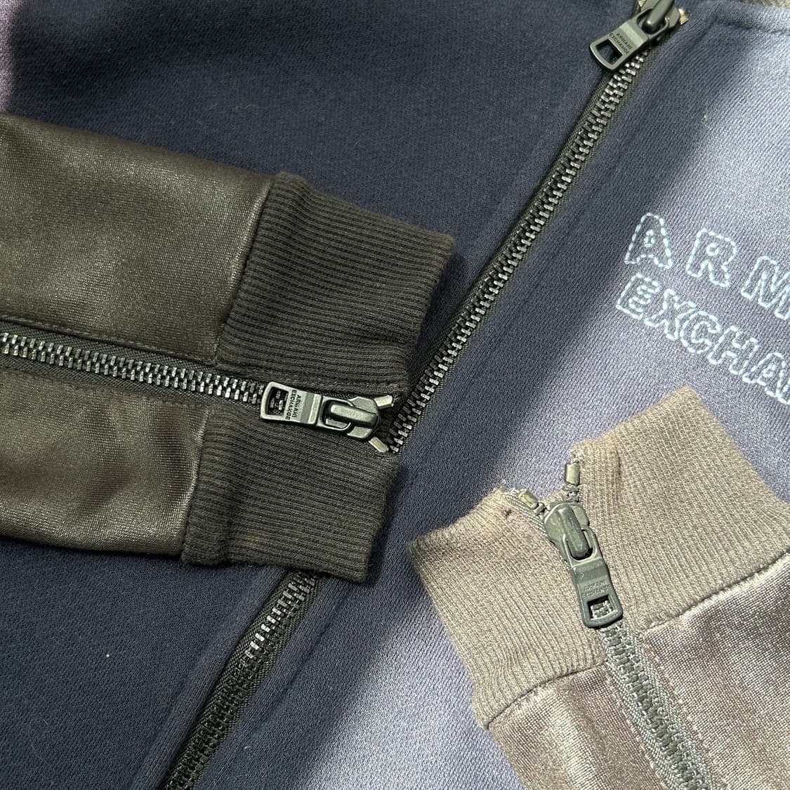 아르마니 익스체인지 네이비 로고 블루종 자켓 상품이미지6