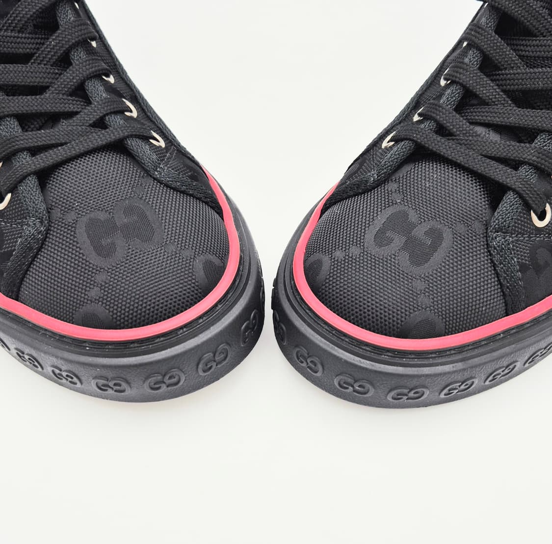 구찌 1977 GG 자카드 웹 스트라이프 하이탑 스니커즈 상품이미지6