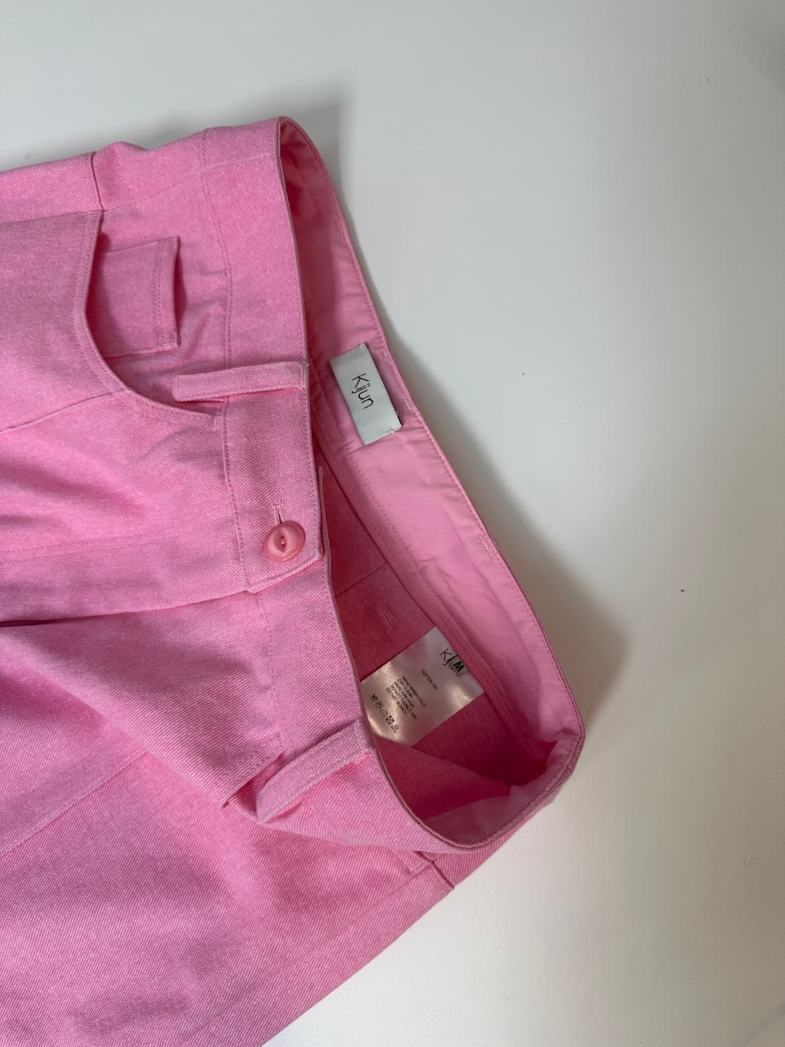 기준 카고 로고  와이드 팬츠 M 상품이미지3