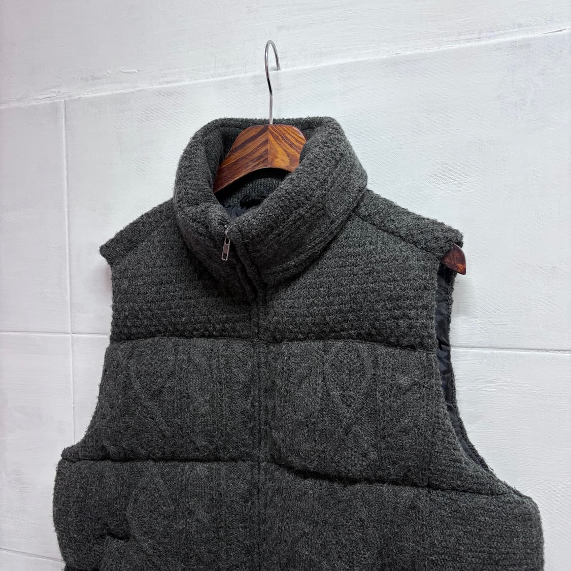 Global work 글로벌웍스 패딩 니트 베스트(L)  상품이미지2