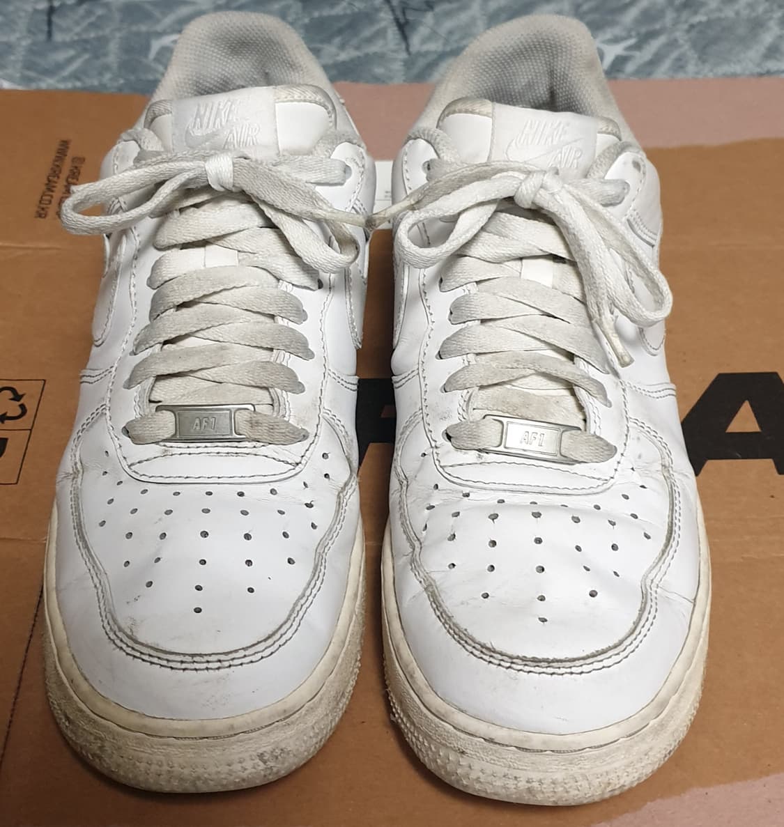 나이키 에어포스1 로우 화이트 (260) 상품이미지1