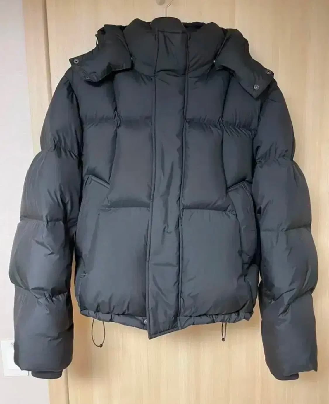 벨리에 크로스 라인 후디드 패딩 s 상품이미지1