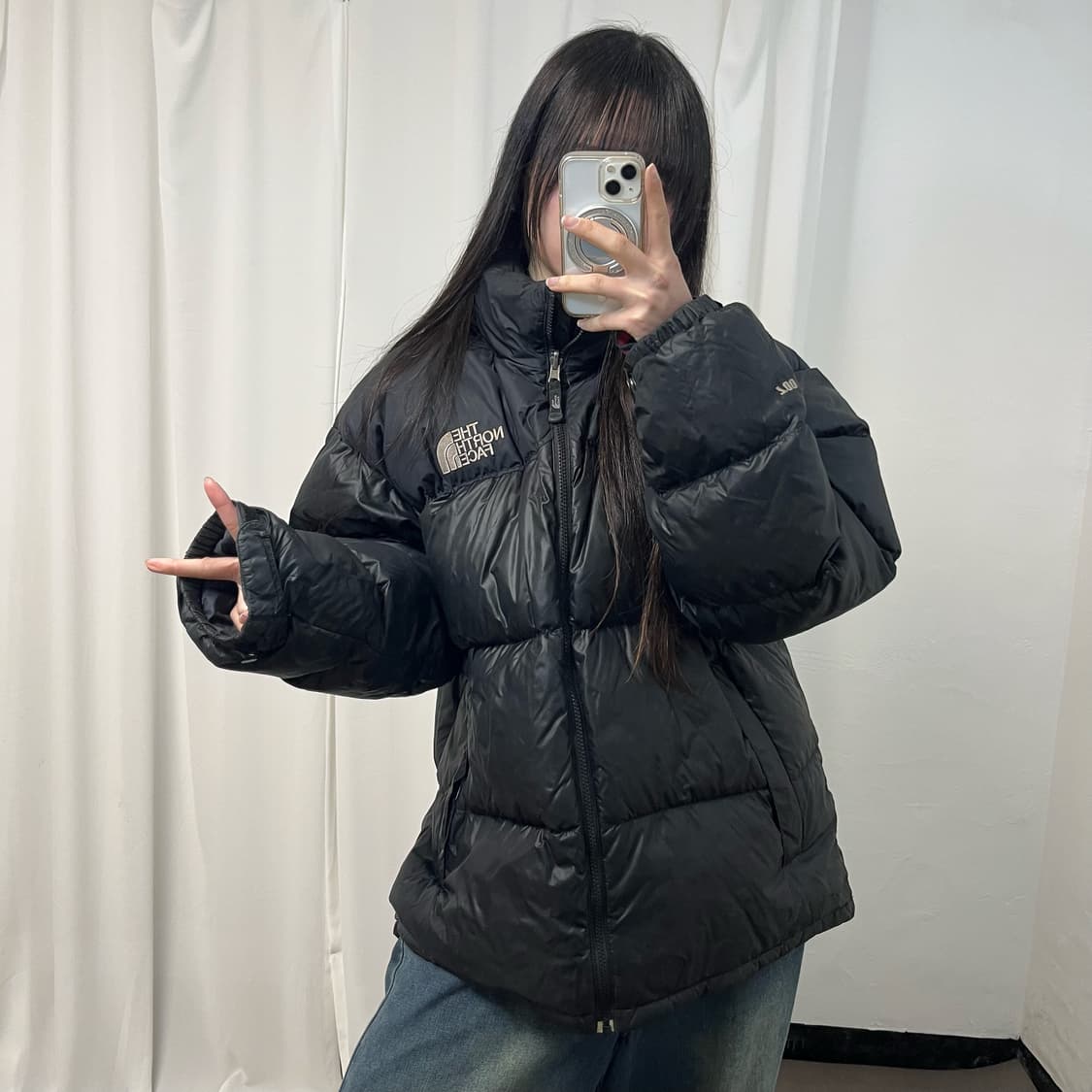 The North Face Black Nuptse 700 Padding 상품이미지1