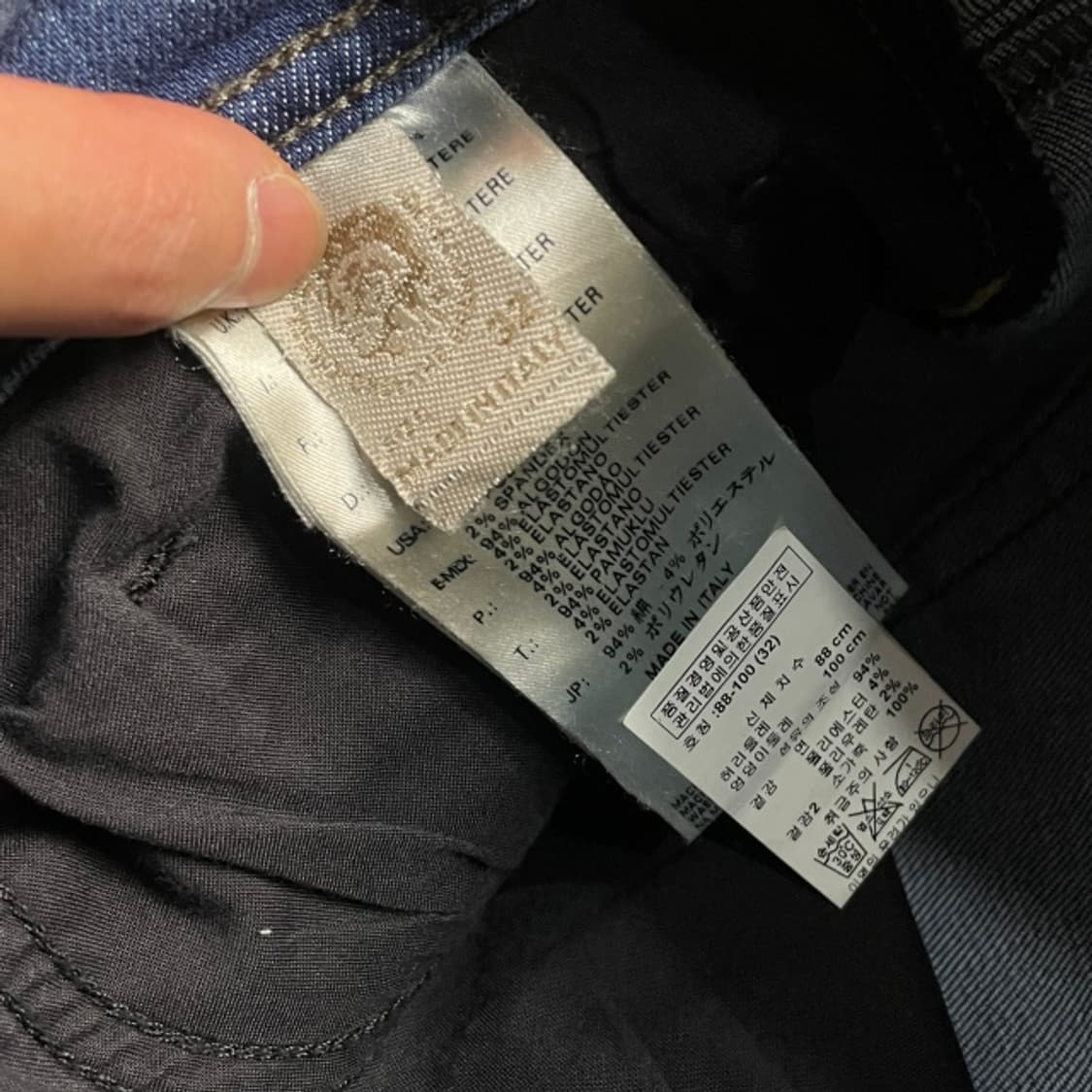 32 디젤 샌드워싱 청바지 상품이미지4