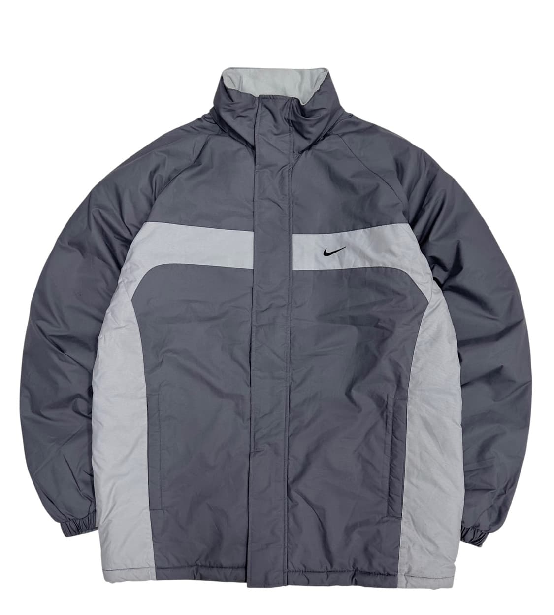 00s 나이키 올드스쿨 패딩 점퍼 그레이 (XL~2XL) 상품이미지1