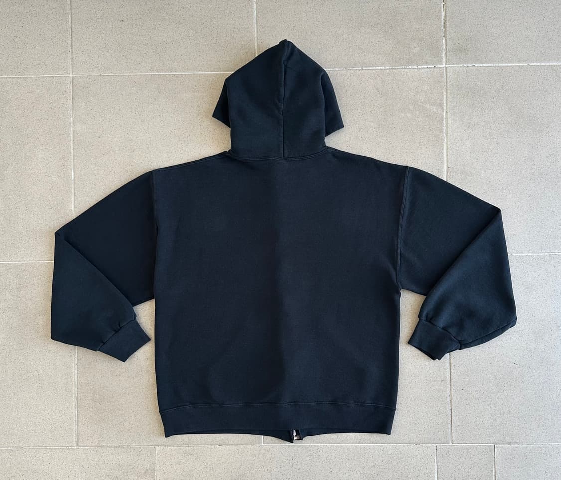 빈티지 러셀 후드집업 블랙 M 상품이미지2