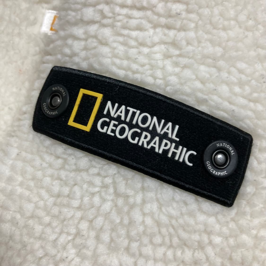 내셔널 지오그래픽 스몰 로고 와펜 쉐르파 자켓 상품이미지3