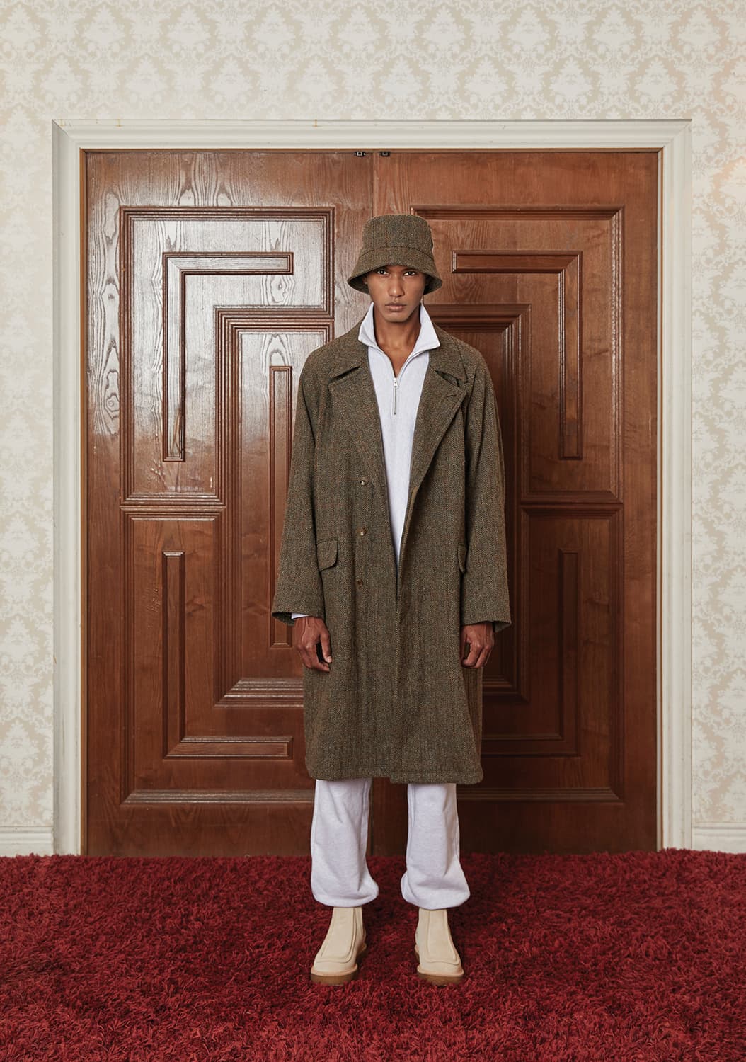 [1] 브라운야드 헤리스트위드 코트 상품이미지2