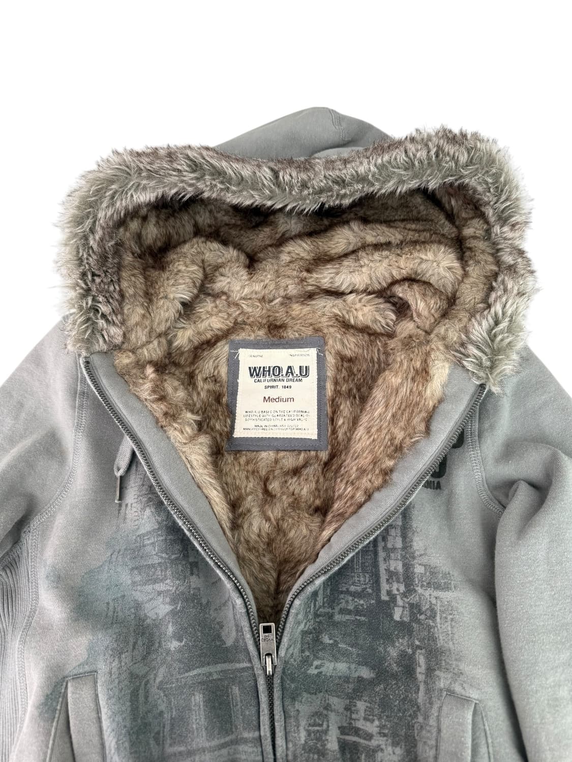 후아유 울프죠 후드집업 상품이미지7