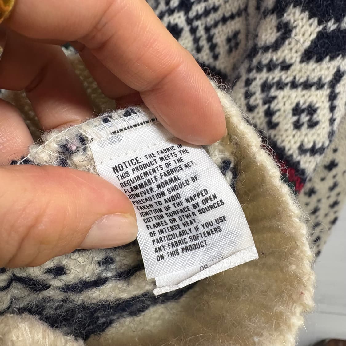 USA L.L.Bean 엘엘빈 페어아일 노르딕 니트 가디건  상품이미지4