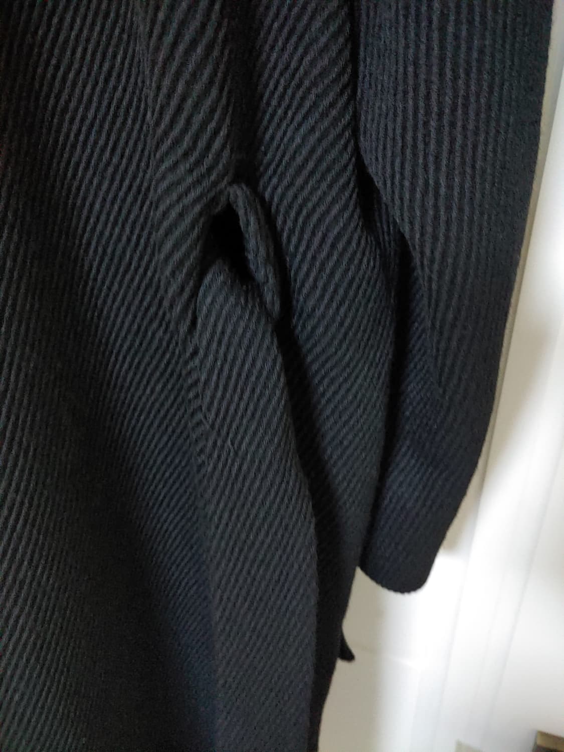 우영미 21fw 트윌 턴업 로브 코트 팝니다 상품이미지9