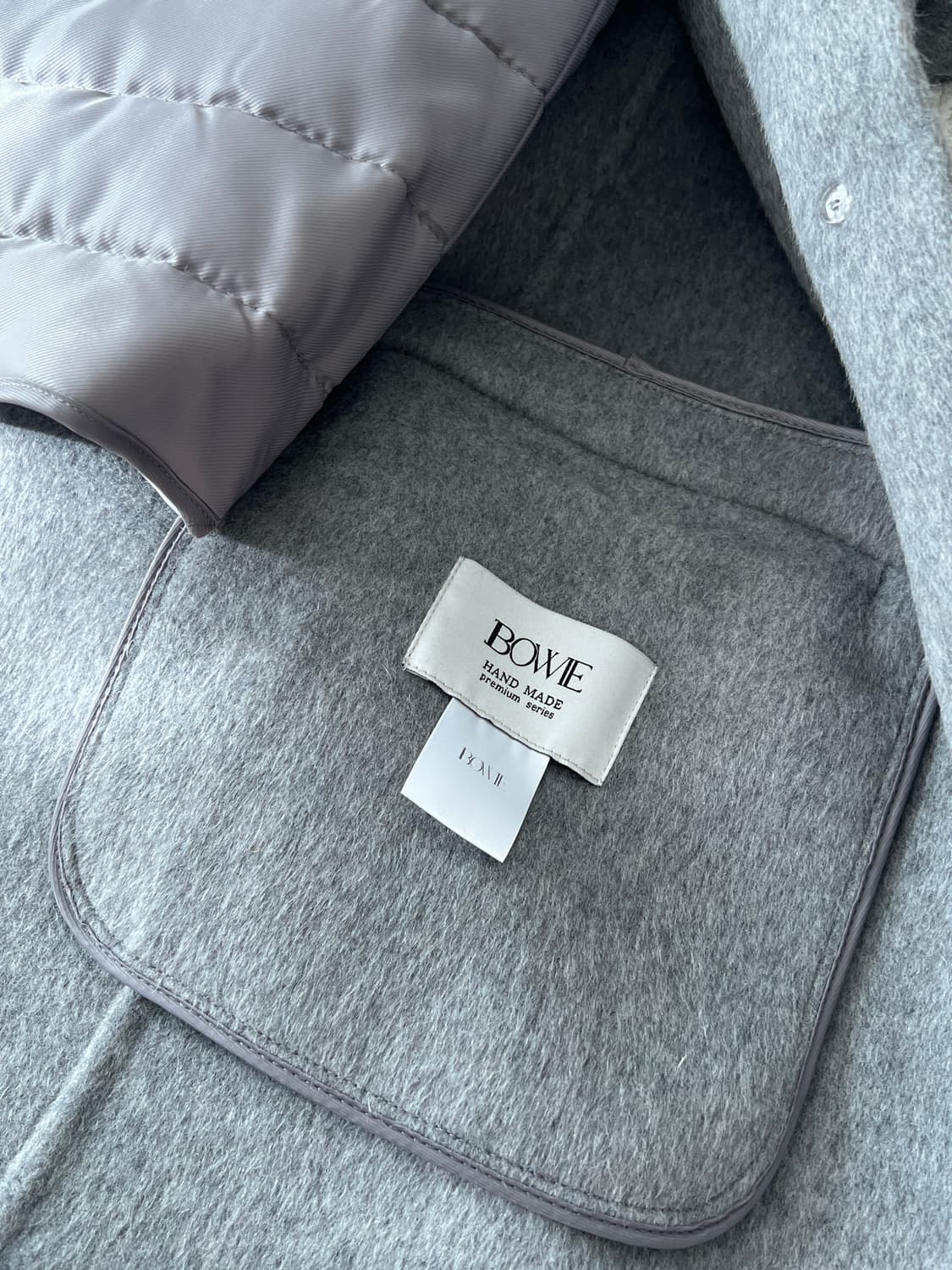 보위 핸드메이드 반코트 상품이미지5