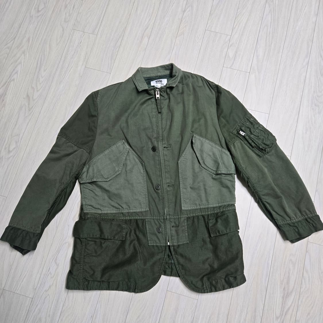 꼼데가르송 준야와타나베 카키 멀티포켓 자켓 상품이미지3