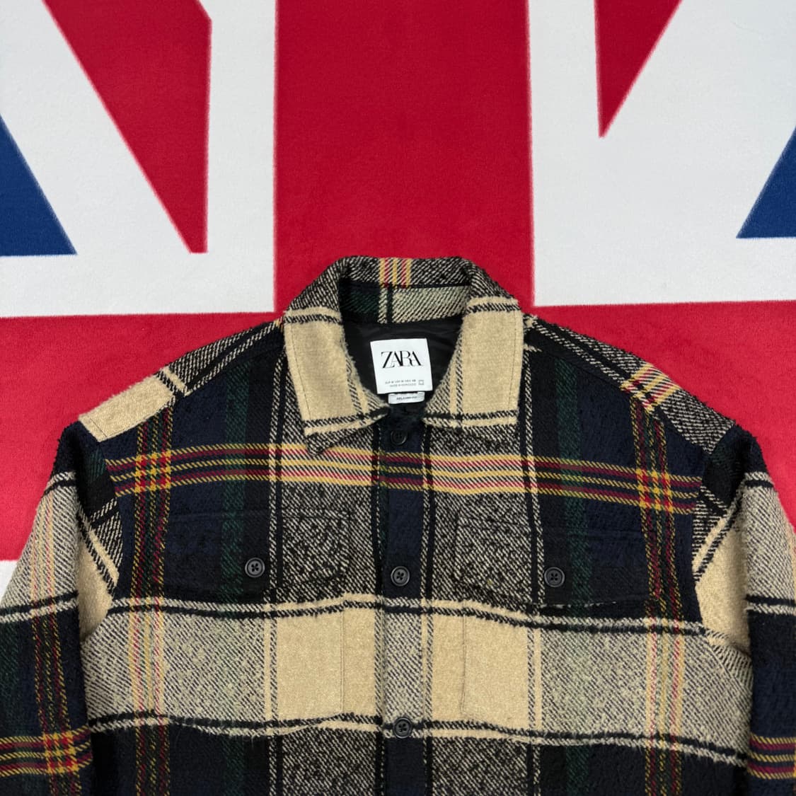 자라 플란넬 셔츠 M 실측 L -XL  상품이미지3