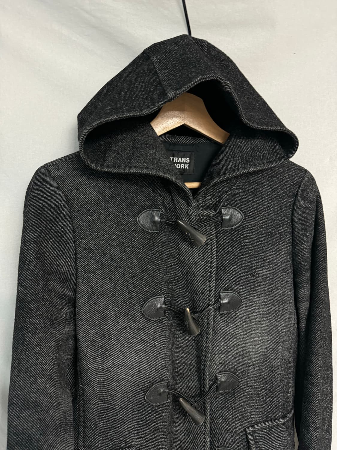 워시드 롱 더플 코트  상품이미지6