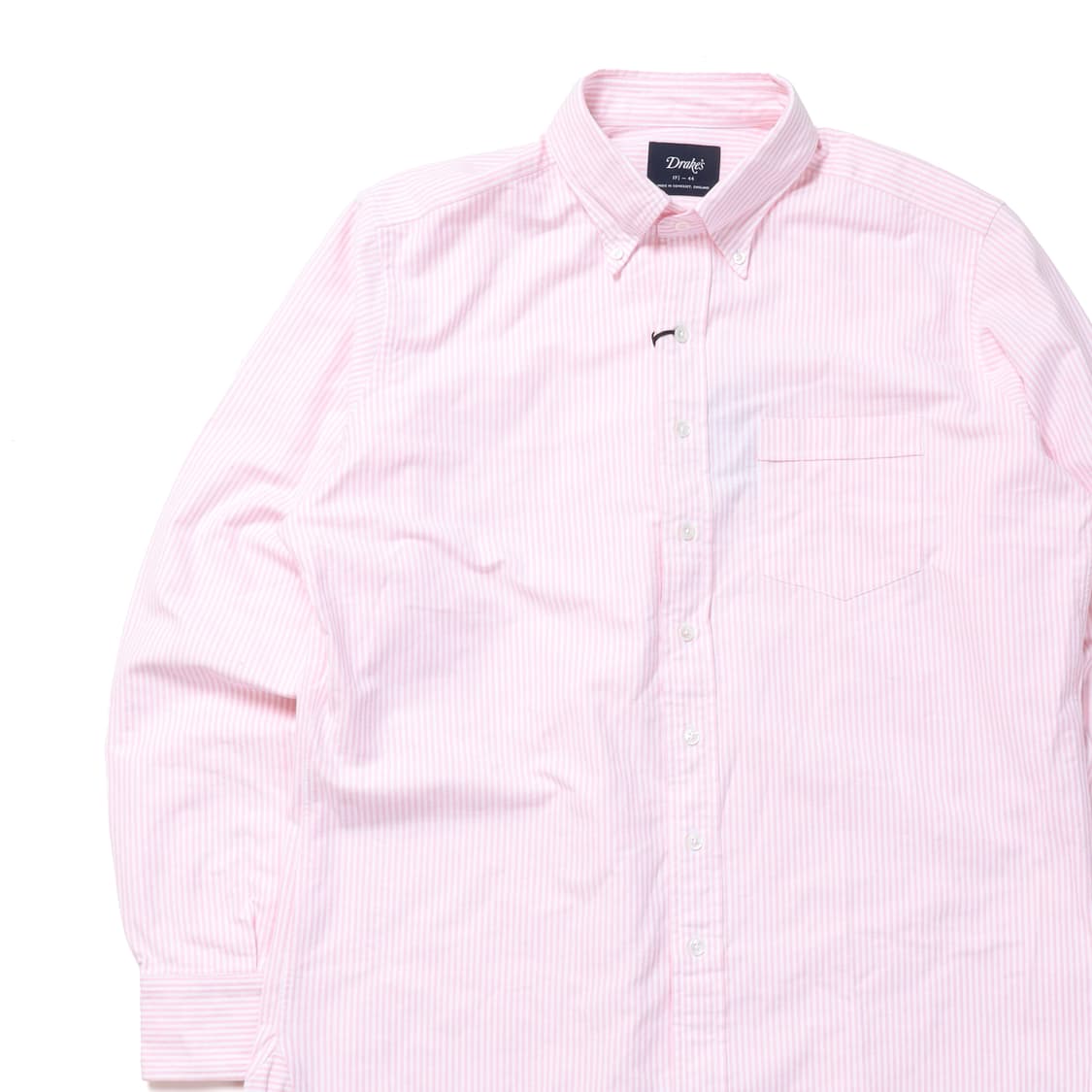 드레익스 Drake's Stripe Cotton Shirt 

 상품이미지2