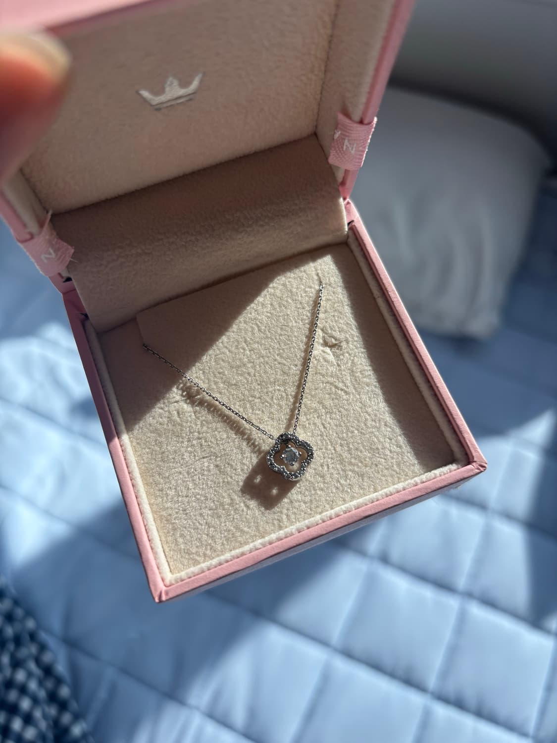 제이에스티나 CLOVIA MIOELLO 목걸이 실버 상품이미지1