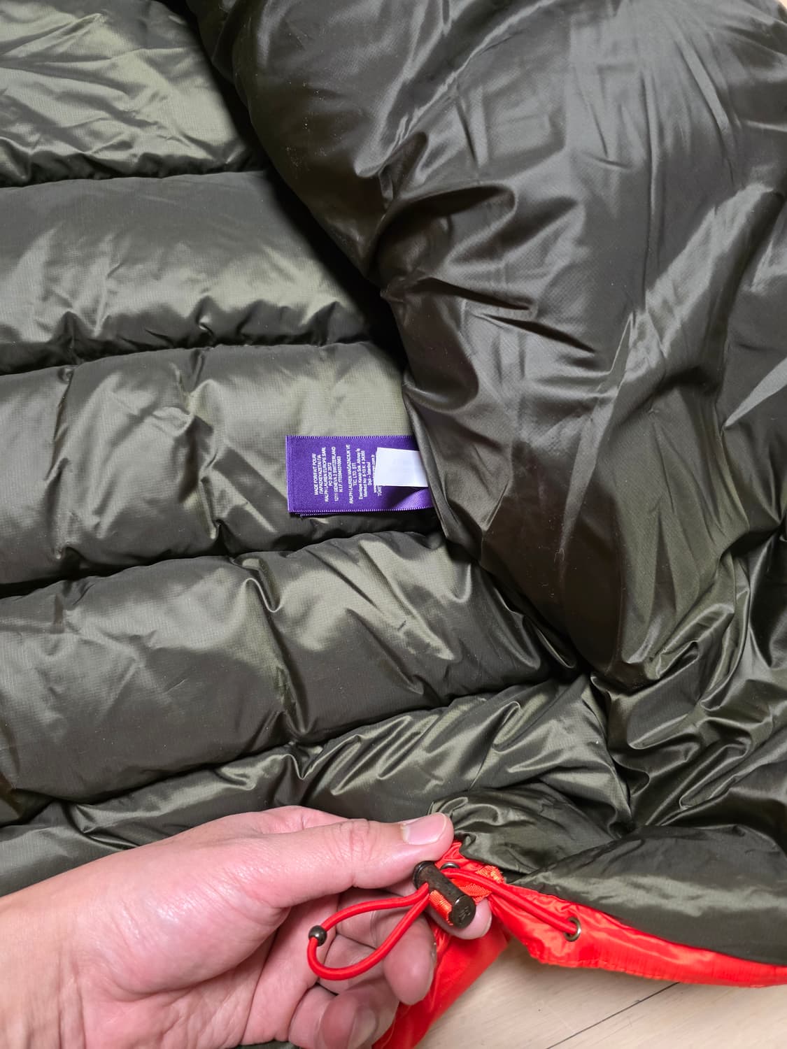 랄프로렌 퍼플라벨 RRL 폴로 / 울트위드 다운 패딩 / XL 상품이미지6