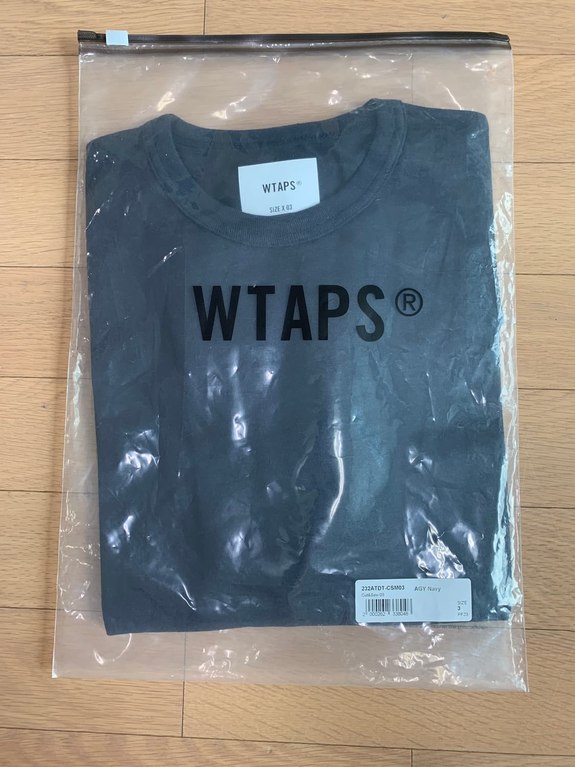 [L] WTAPS 더블탭스 반팔 티셔츠 네이비 상품이미지9
