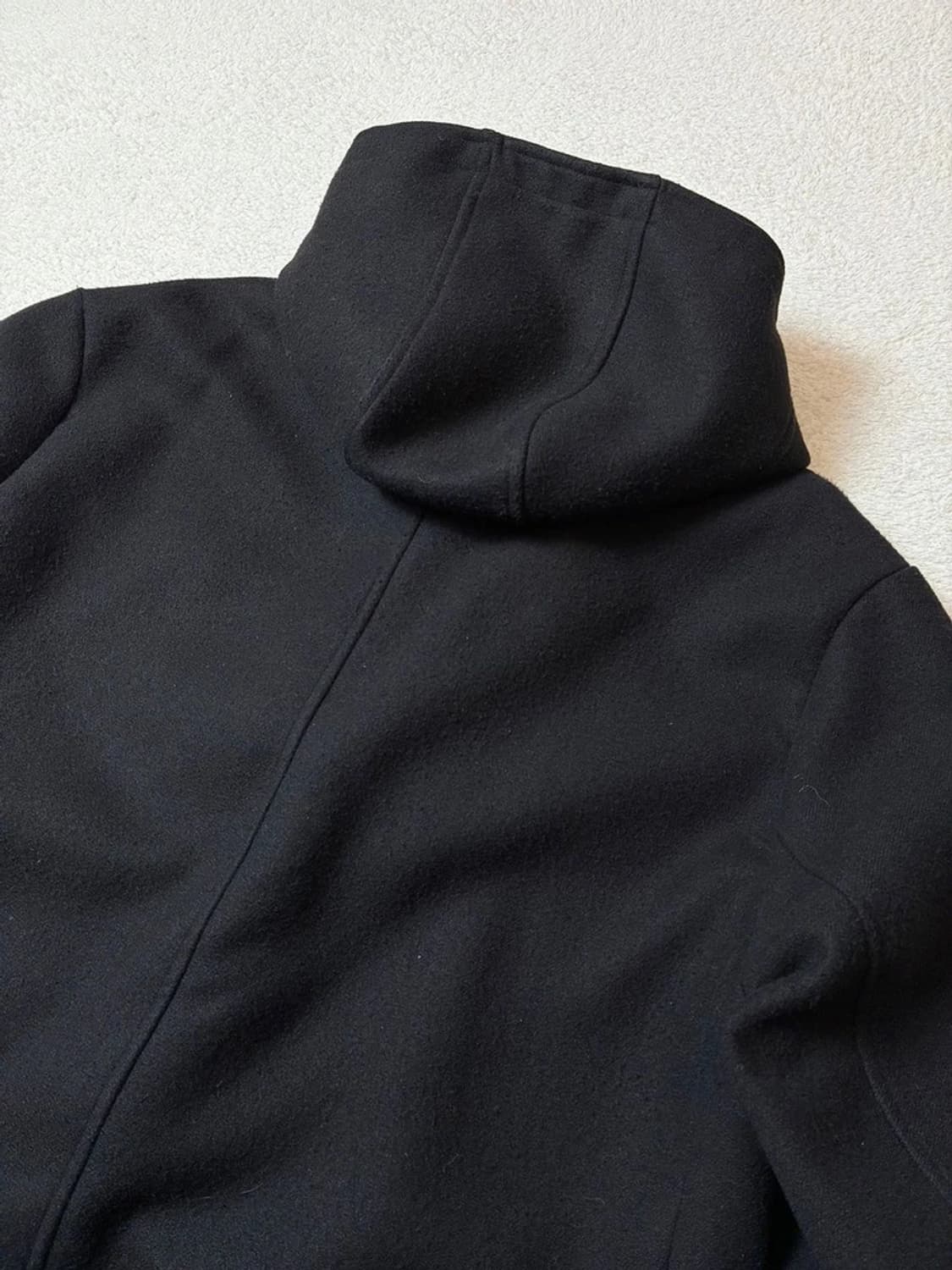 파르티멘토 오버사이즈 멜톤 콘보이 더플 코트 PN7296 상품이미지5